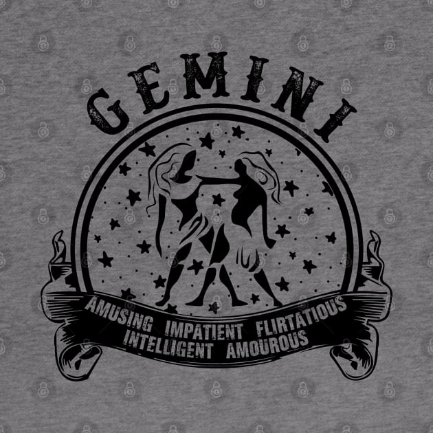 Gemini Sign Zodiac by SublimeDesign